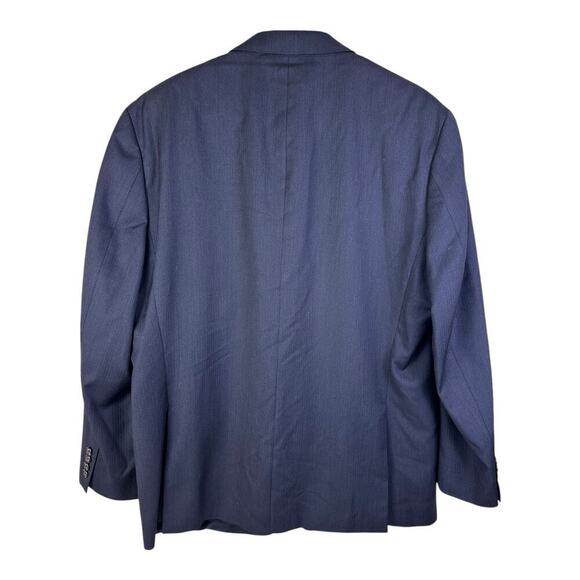 Lauren Ralph Blazer Men Size 46R Blue Classic Fit 100% Wool Coat READ - Picture 8 of 16